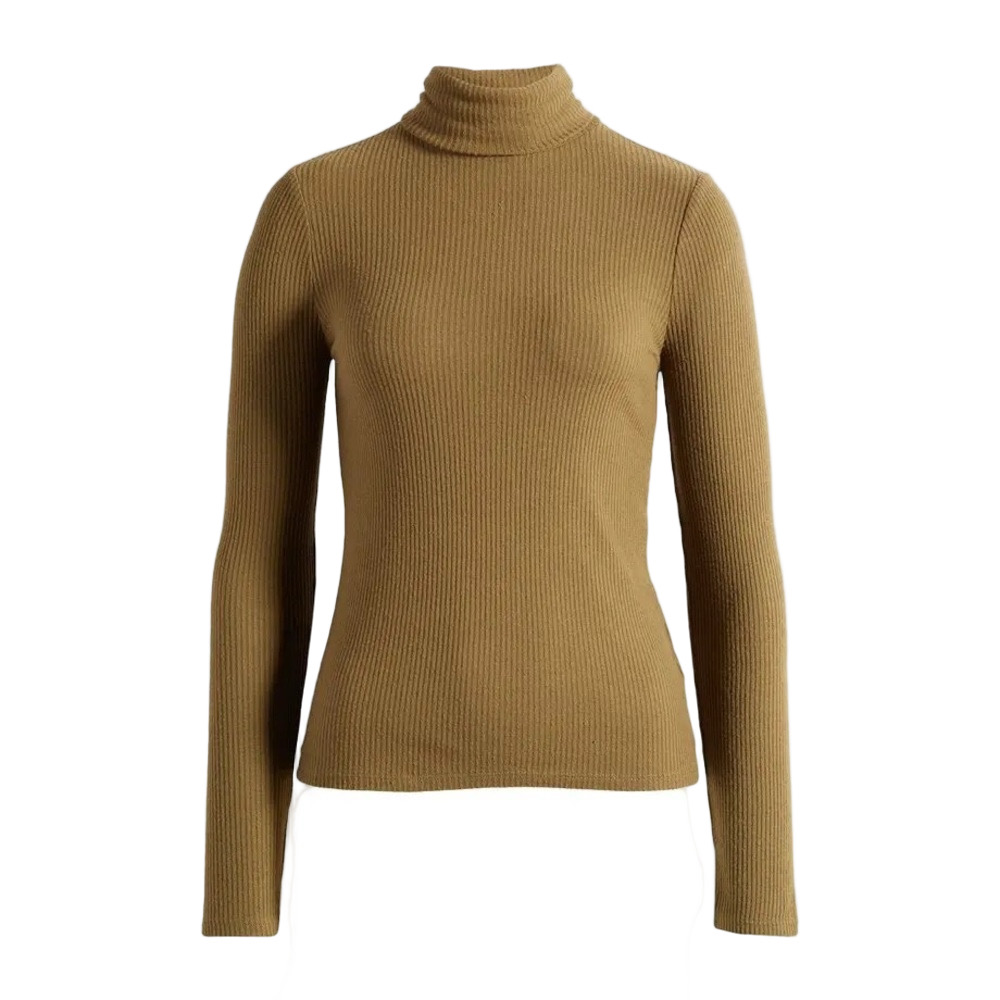 Faherty Legend Ribbed Turtleneck Military Olive - Picture 7 of 8